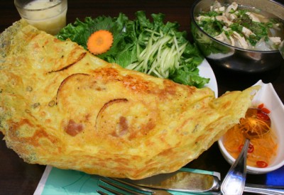 バインセオセット（ベトナムお好み焼き）