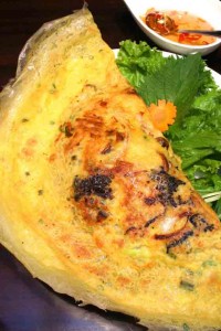 秋の味覚 きのこのバインセオ
