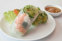 海老と豚肉の生春巻き 海老と豚肉の生春巻き